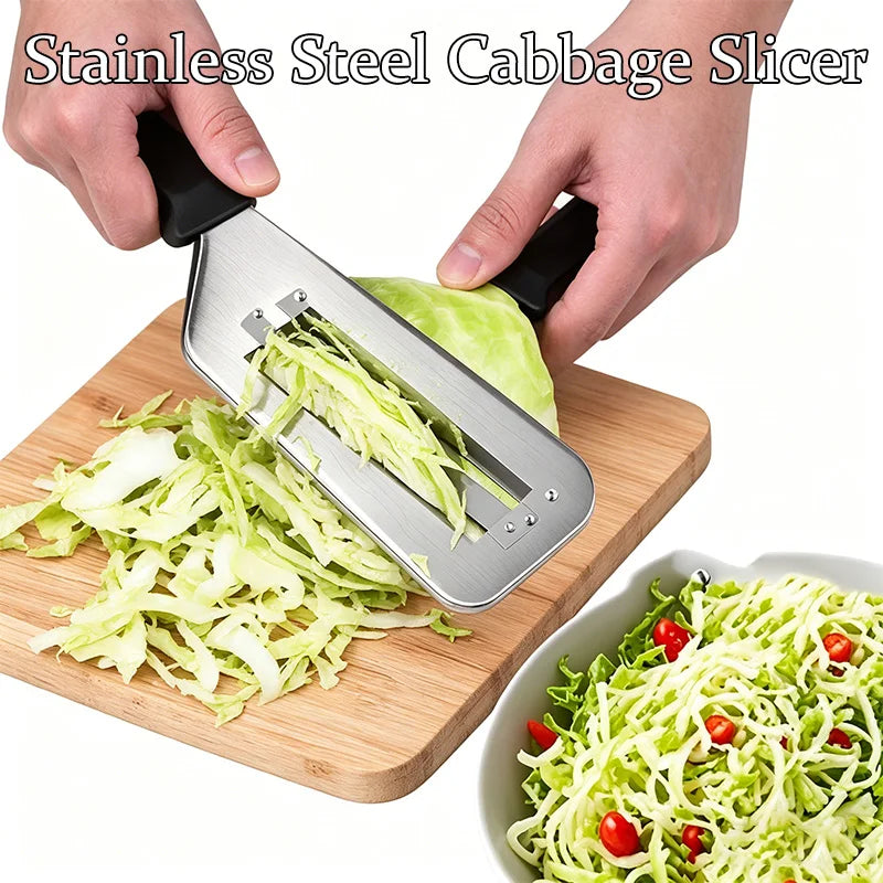 SteelSlice Double‑Blade Cabbage Slicer”