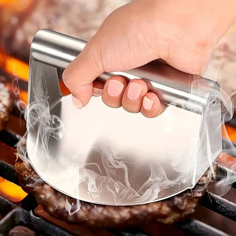 “SteelSmash Heavy‑Duty Burger Press
