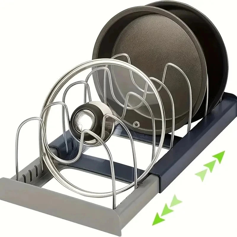 FlexRack Expandable Cookware & Lid Organizer”