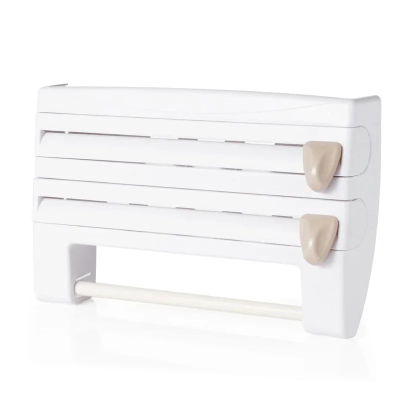 WallPro 4‑in‑1 Kitchen Towel & Wrap Holder