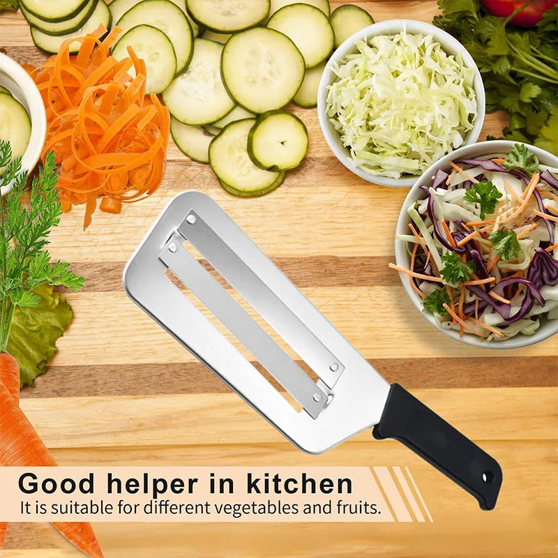 SteelSlice Double‑Blade Cabbage Slicer”