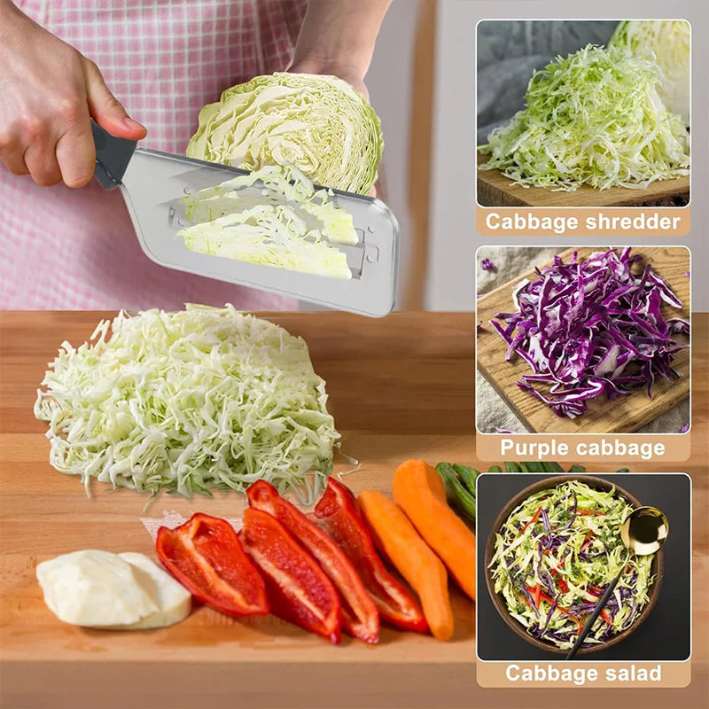 SteelSlice Double‑Blade Cabbage Slicer”