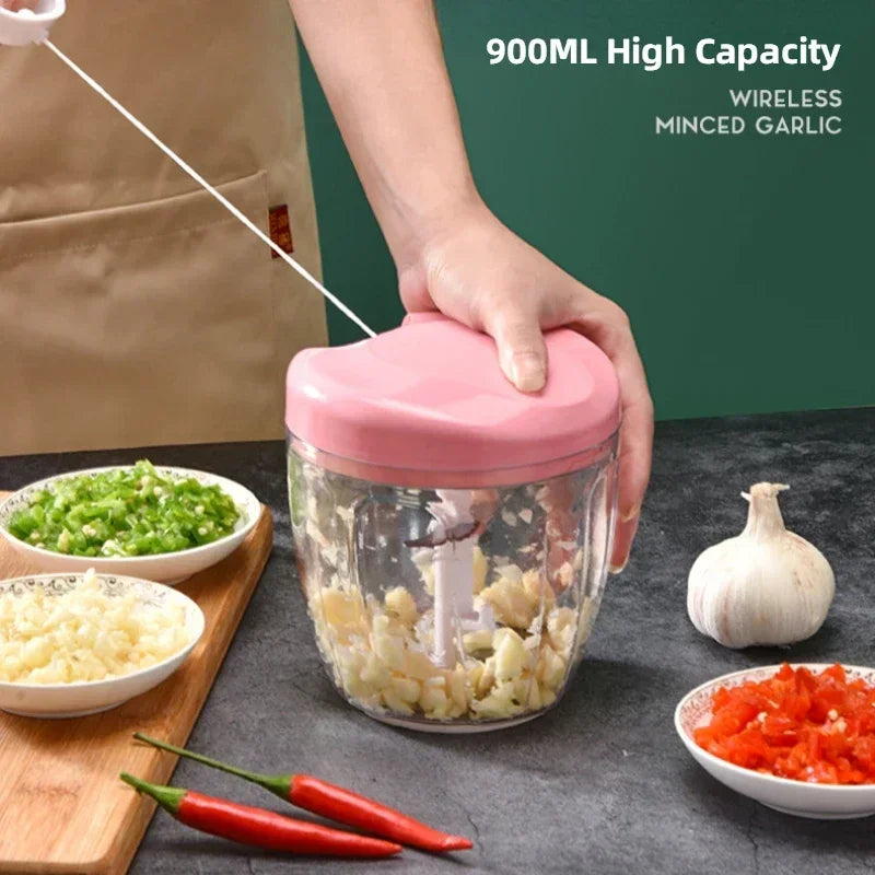 “QuickCrush Manual Veggie & Meat Chopper